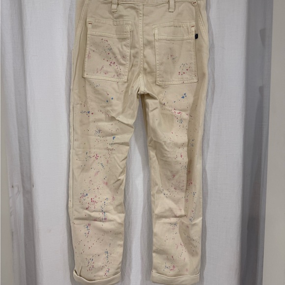 Pilcro Cream Paint Splatter carpenter jeans - Picture 4 of 4